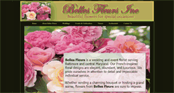 Desktop Screenshot of bellesfleursinc.com